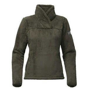 The North Face Khampfire Fleece Pullover- Olive